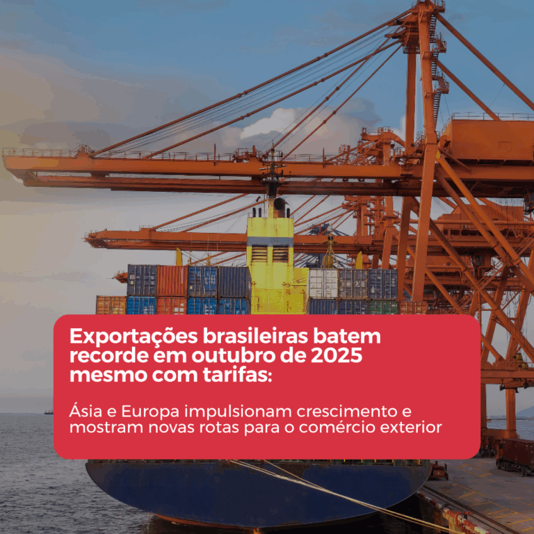 Exportações Brasileiras Batem Recorde em Outubro de 2025 Mesmo com Tarifas: o que isso representa para o Comércio Exterior