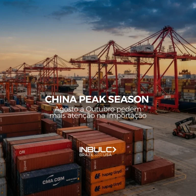 China Peak Season: por que agosto a outubro exigem mais planejamento na importação